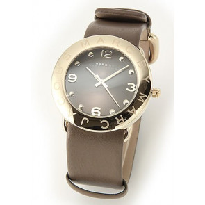 Bracelet de montre Marc by Marc Jacobs MBM1153 / MBM1150 Cuir Olive verte 20mm