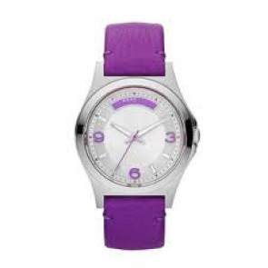 Bracelet de montre Marc by Marc Jacobs MBM1262 Cuir Pourpre 20mm