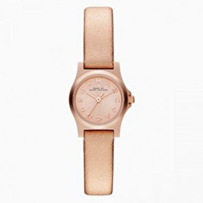 Bracelet de montre Marc by Marc Jacobs MBM1298 Cuir Rosé 10mm