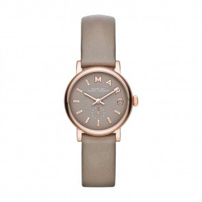 Bracelet de montre Marc by Marc Jacobs MBM1318 Cuir Taupe 14mm