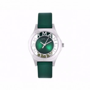 Bracelet de montre Marc by Marc Jacobs MBM1336 Cuir Vert 16mm