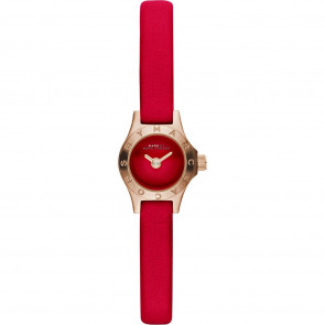 Bracelet de montre Marc by Marc Jacobs MBM1343 Cuir Rouge 7mm