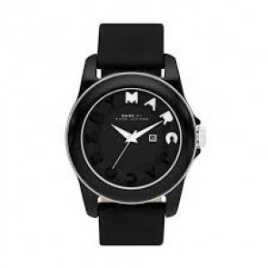 Bracelet de montre Marc by Marc Jacobs MBM4009 Cuir Noir 22mm
