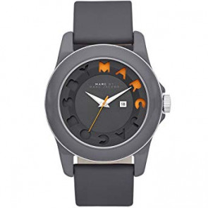 Bracelet de montre Marc by Marc Jacobs MBM4012 Cuir Gris 22mm