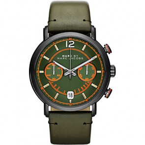 Bracelet de montre Marc by Marc Jacobs MBM5067 Cuir Vert 22mm