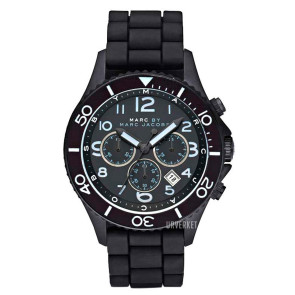 Bracelet de montre Marc by Marc Jacobs mbm5502 Silicone Noir