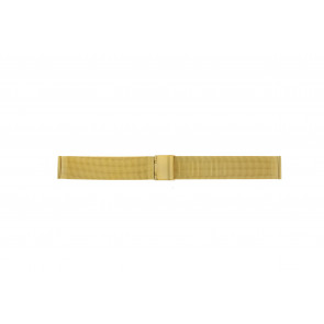 Bracelet de montre Universel 18.1.5-ST-DB Milanais Plaqué or 18mm