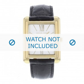 Bracelet de montre Michael Kors MK2240 Cuir Noir 24mm