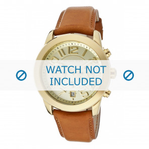 Bracelet de montre Michael Kors MK2251 Cuir Cognac 22mm