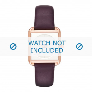 Bracelet de montre Michael Kors MK2585 Cuir Pourpre 20mm