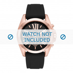 Michael Kors bracelet de montre MK8559 Plastique Noir 24mm