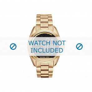 Bracelet de montre Michael Kors MKT5001 Acier Plaqué or 22mm