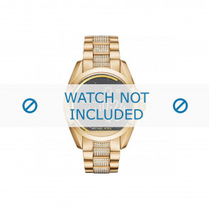 Bracelet de montre Michael Kors MKT5002 Acier Plaqué or 22mm