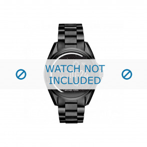 Michael Kors bracelet de montre MKT5005 Métal Noir 22mm