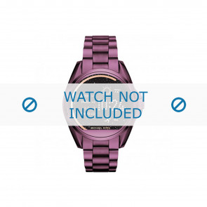 Bracelet de montre Michael Kors MKT5017 Acier Pourpre 22mm
