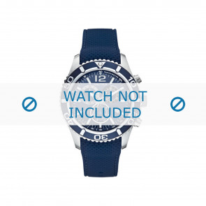 Bracelet de montre Nautica A15103G / NAPSDG004 Silicone Bleu 22mm