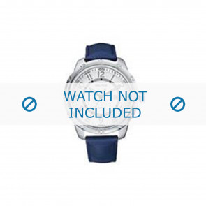 Nautica bracelet de montre A19525G Cuir Bleu 22mm + coutures  bleues