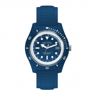 Bracelet de montre Nautica NAPIBZ005 Caoutchouc Bleu 22mm