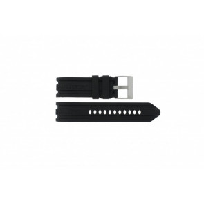 Nautica bracelet de montre A16509G / A21514G / A43005G / A20041G / A15564G En caoutchouc Noir 24mm 