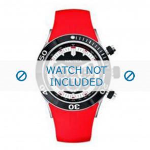 Nautica bracelet de montre A34002G Plastique Rouge