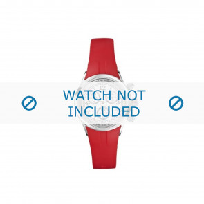 Nautica bracelet de montre N13536L  Plastique Rouge
