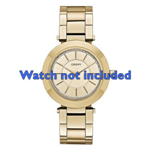 DKNY bracelet de montre NY-2286 Métal Or (dorée) 18mm 