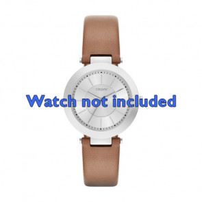 Bracelet de montre DKNY NY2293 Cuir Cognac 10mm