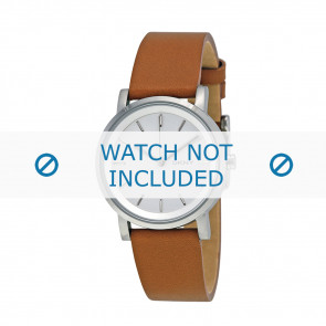 Bracelet de montre DKNY NY2339 Cuir Brun 18mm