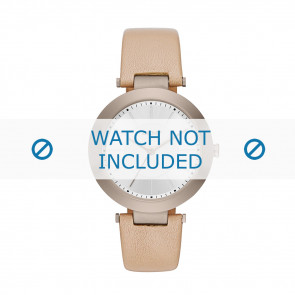 Bracelet de montre DKNY NY2459 Cuir Beige 10mm