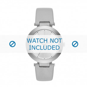 Bracelet de montre DKNY NY2460 Cuir Gris 10mm