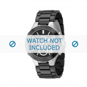DKNY bracelet de montre NY-4914 Céramique Noir 18mm 