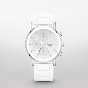 DKNY bracelet de montre NY8896 Céramique Blanc