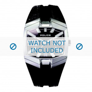 Police bracelet de montre 10971J Cuir Noir