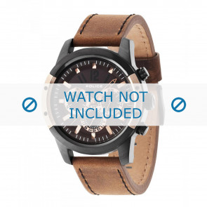 Bracelet de montre Police PL.14528JSBR-12 Cuir Brun 24mm