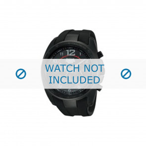 Bracelet de montre Pulsar PT3605X1 / VD53 X167 Caoutchouc Noir 10mm