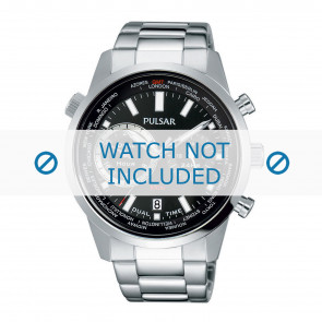 Bracelet de montre Pulsar VD31-X001 / PY7005X1 / PP319X Acier inoxydable Acier 22mm