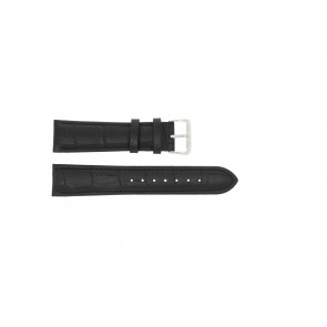 Bracelet de montre 805.01.24 Cuir Noir 24mm + coutures noires