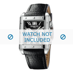 Raymond Weil bracelet de montre SV2301-TANGO-R9 / 4881 Cuir Noir 23mm + coutures défaut