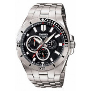 Bracelet de montre Casio MTD-1072 / 10427211 Acier Noir 22mm