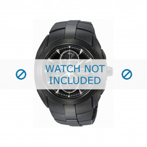 Seiko bracelet de montre SNAD11P1 / 7T62 0JA0 04B / 4A571MM Métal Noir 20mm