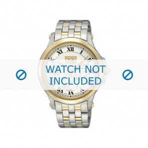 Bracelet de montre Seiko SNP042P1 / 7D48-0AG0 03B / M0NB111C0 Acier Bicolore 20mm