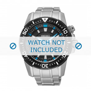 Bracelet de montre Seiko 5M62-0CS0 / SKA561P1 Acier 21mm