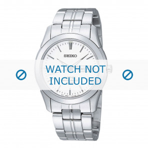 Seiko bracelet de montre 7N43-0AR0-SGG713P1 / SGG715P1 / SGG717P1 Métal Argent 20mm