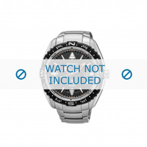Seiko bracelet de montre SNE421P1 / V157 0BP0 Métal Argent 24mm