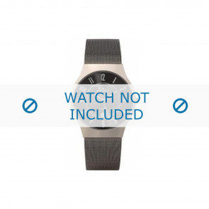 Bracelet de montre Skagen 233MTTM1 Acier Gris anthracite 17mm