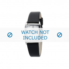 Bracelet de montre Skagen 691SSLS Cuir Noir 17mm