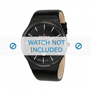 Skagen bracelet de montre 234XXLTLB Cuir Noir 27mm
