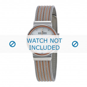 Bracelet de montre Skagen 355SSRS Acier Bicolore 14mm
