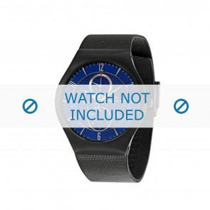 Bracelet de montre Skagen 806XLTBN / 806XLTBD / 806XLTBB Acier Noir 25mm