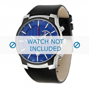 Bracelet de montre Skagen 853XLSLN Cuir Noir 20mm